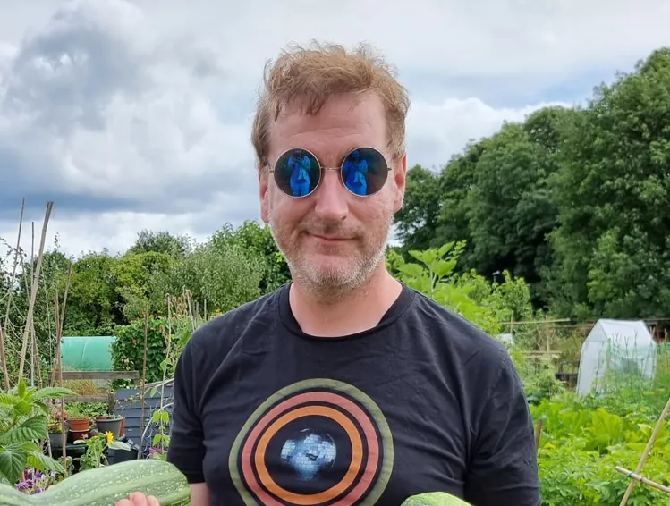 James outdoors